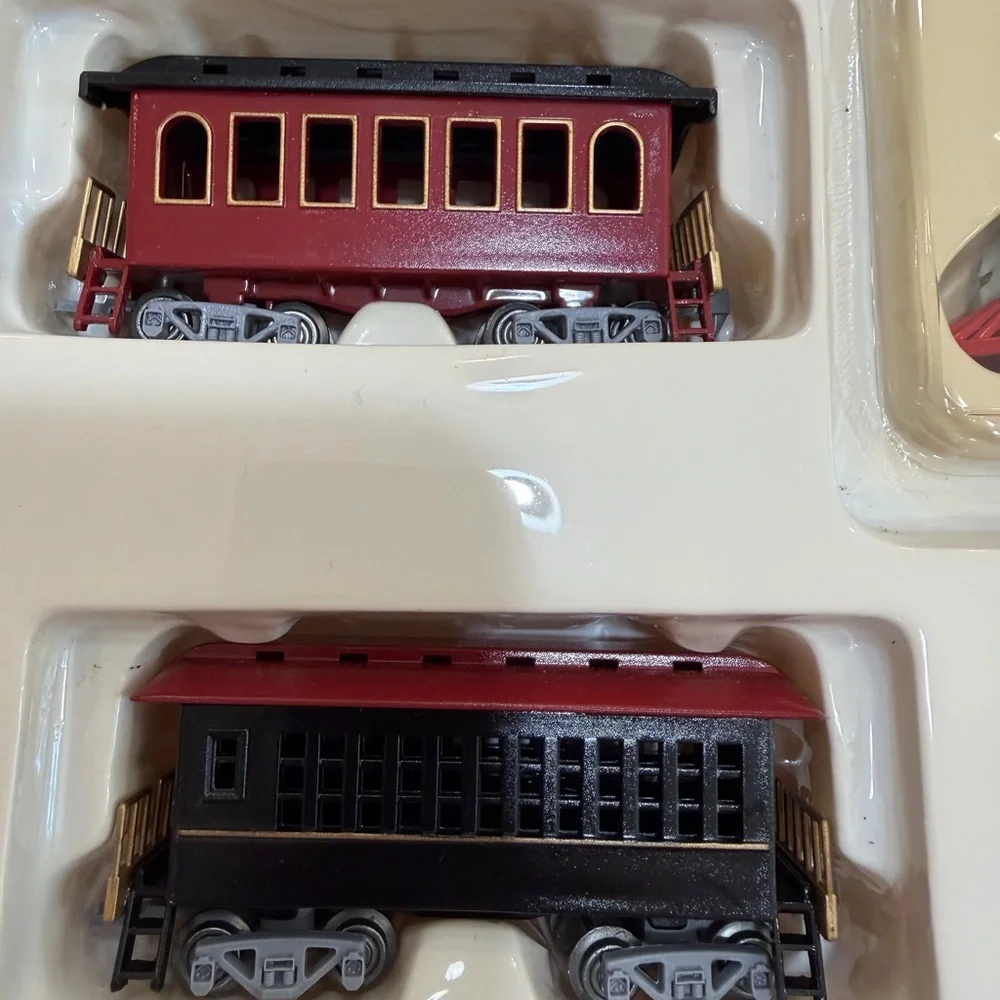 Restoration Hardware Red and Black Classic Holiday Train Box